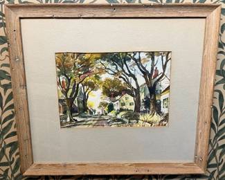 587 Unsigned Snyder Original Watercolor