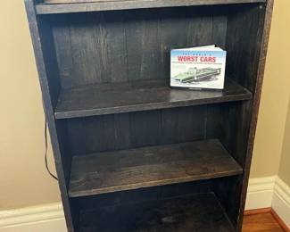 587 Vintage Oak 4Tier Bookshelf