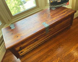 587 Vintage Cedar Trunk