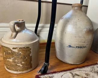 587 Vintage Stoneware Sampler