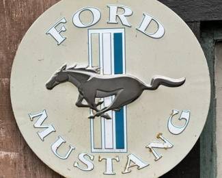 587 Ford Mustang Repro Sign 