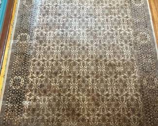 587 3X5 HandKnotted Tabriz Wool Pile Area Rug