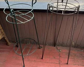 587 Wrought Iron Plant Stand Sampler