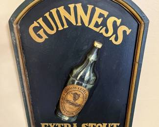 587 Guinness Wood Advertising SIgn