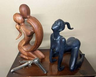 587 The Female Form Wood Sculptures