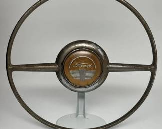 587 1940s Ford Deluxe 2Spoke Steering Wheel