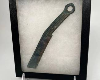 587 Antique Chinese Bronze Knife Money Currency