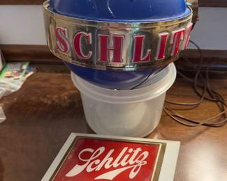 Schlitz Beer Signs