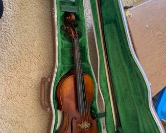 Violin with bow and Case