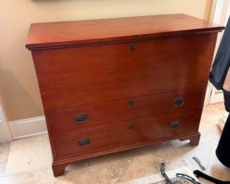 Early 1900’s cherry blanket chest 