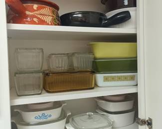 Corningware and pyrex