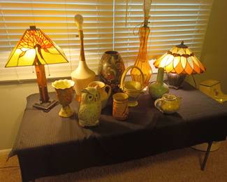 Lamps and vases