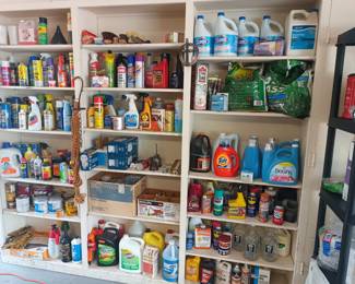 Chemicals!   Enough to be a mad scientist