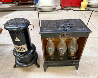 Wheeling Corco 3-burner Kerosene Heather and Perfection No.510 Kerosene Oil Heater