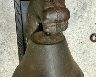 Cast Iron Horse Head Bell
