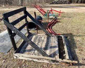 Horse-drawn Stone Boat