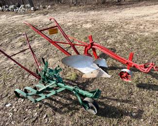 Restored Antique Moore Walking Plow