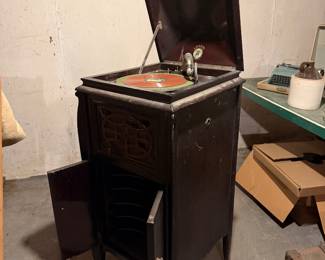 Vintage record player