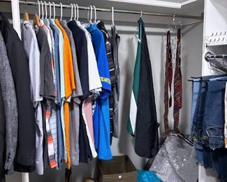 Men's clothing XL shirts, ties, Jeans 36x38 38x38,