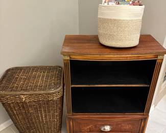 cabinet, wicker