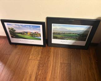 framed Golf posters