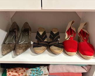 Ladies name brand shoes size 10 M and 10 W