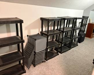 plastic shelving
