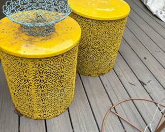 patio side tables or plant stands