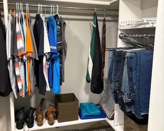 men's clothing, shoes