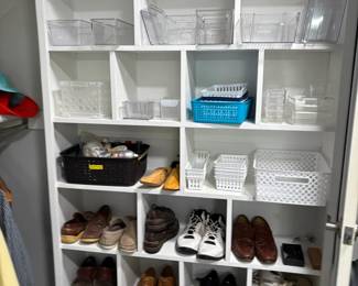 shoes, organizers