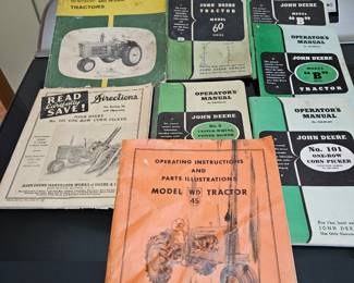 Vintage Farm Implement Manuals