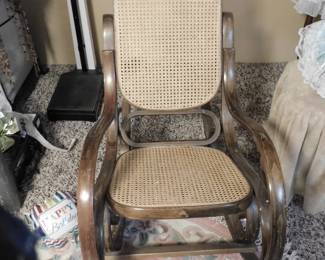 Cane Back Rocker