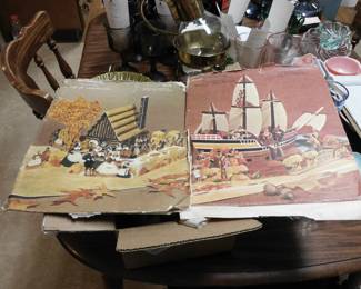 Vintage Hallmark Popup Decorations 