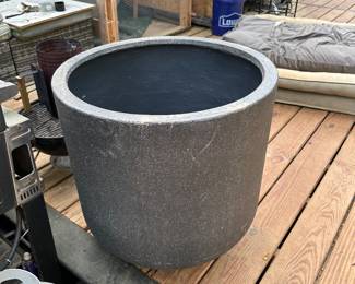 80+lb plant pot with wheels 