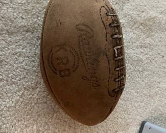 Vintage Len Dawson signed football