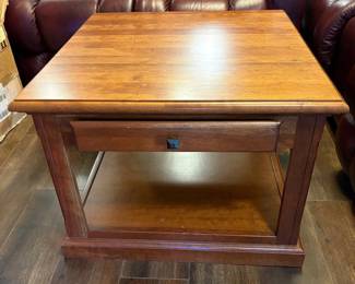 f Woodleys Wooden End Table