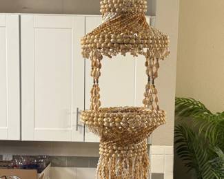 d Handcrafted Shell Plant Hanger