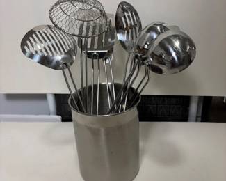 k Stainless Steel Cuisinart Utensil Set with Holder