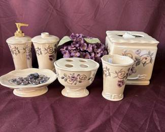 d Ceramic Bathroom Accessory Kit