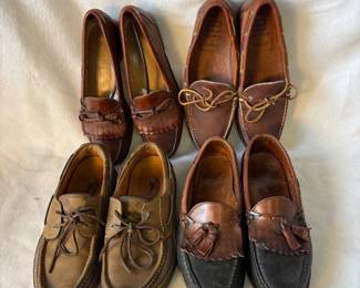cl Mens Size 11 Premium Leather Shoes by Tommy Bahama and Allen Edmonds