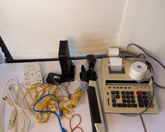 o Sharp Electronic Printing Calculator with Router,