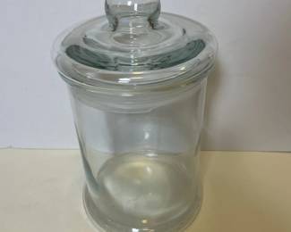 k Clear Glass Cookie Jar