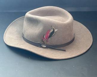 cl Scala Handmade Wool Felt Outback Hat Large