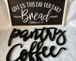 d Rustic Kitchen Signage Decor