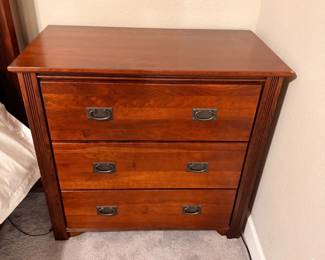 f Classic Woodleys Wooden Bedside Dresser