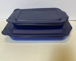 kp Blue Pyrex Glassware Baking Dishes