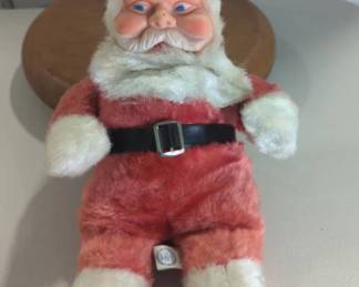 Mid-Century Plush Santa Claus Figurine