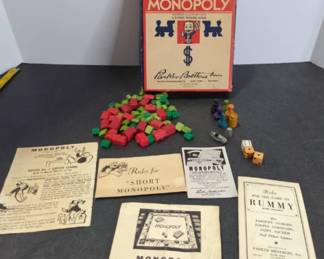1940s Parker Brothers Monopoly Set