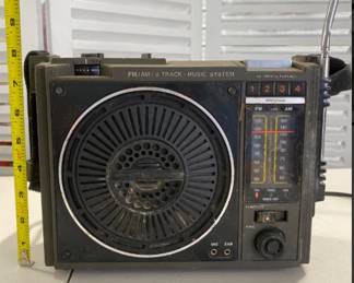 General Electric FM/AM/8-Track Music System