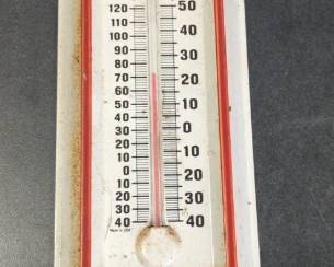 Reese’s All-State Horse Express Metal Thermometer